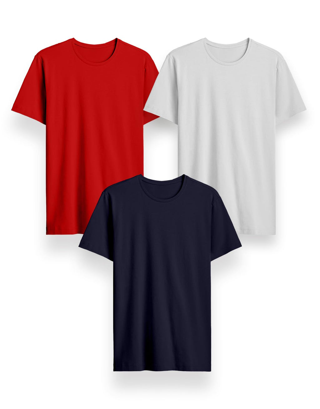 Generico T-Shirt Easy Fit, Pacco da 5 Magliette Uomo, Maniche Corte, 100% Cotone, vestibilità Regular, Unisex, Casual - Palestra - Sportivo - Urban