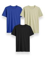 Generico T-Shirt Easy Fit, Pacco da 5 Magliette Uomo, Maniche Corte, 100% Cotone, vestibilità Regular, Unisex, Casual - Palestra - Sportivo - Urban