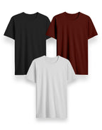 Generico T-Shirt Easy Fit, Pacco da 5 Magliette Uomo, Maniche Corte, 100% Cotone, vestibilità Regular, Unisex, Casual - Palestra - Sportivo - Urban