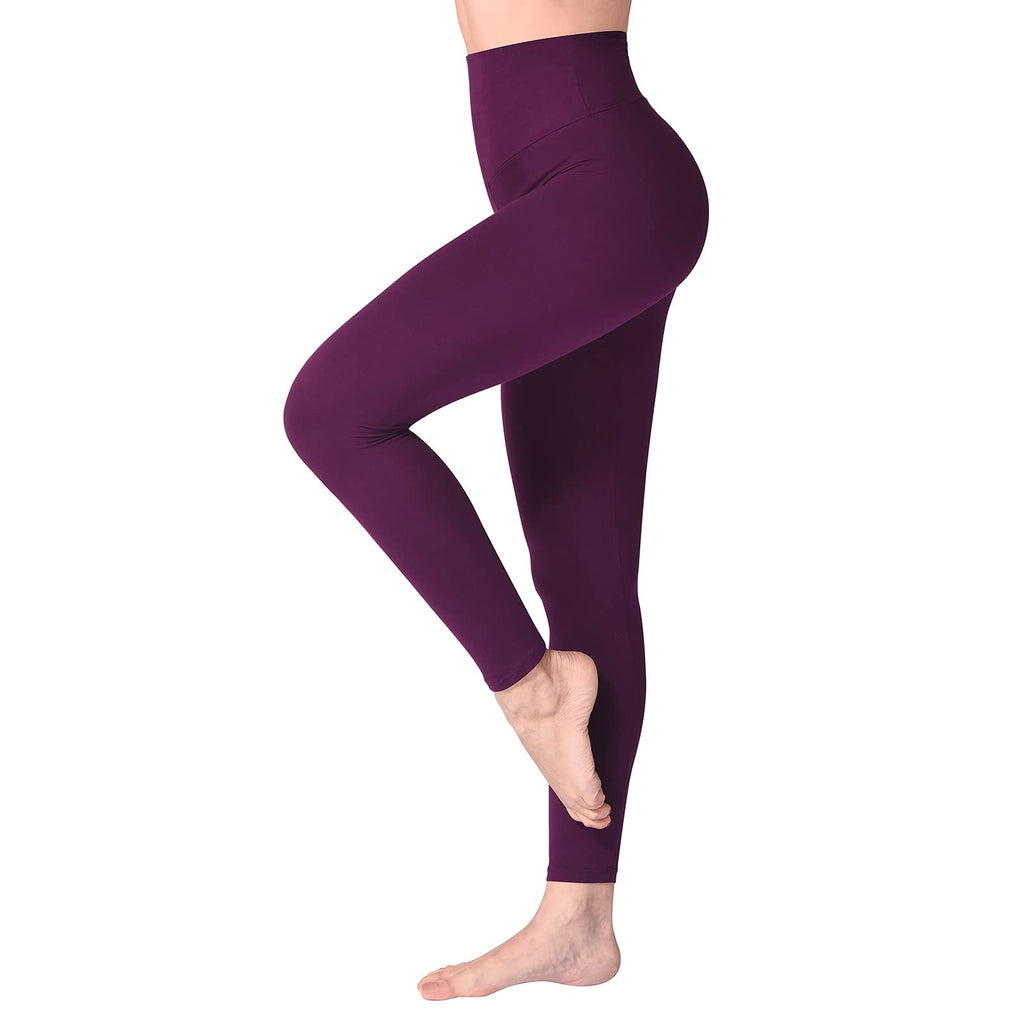 SINOPHANT Leggins Vita Alta Donna, Leggings Donna Fitness Pantaloni Yoga Controllo della Pancia Opaco Elastici Morbido per Sportivi o Casual