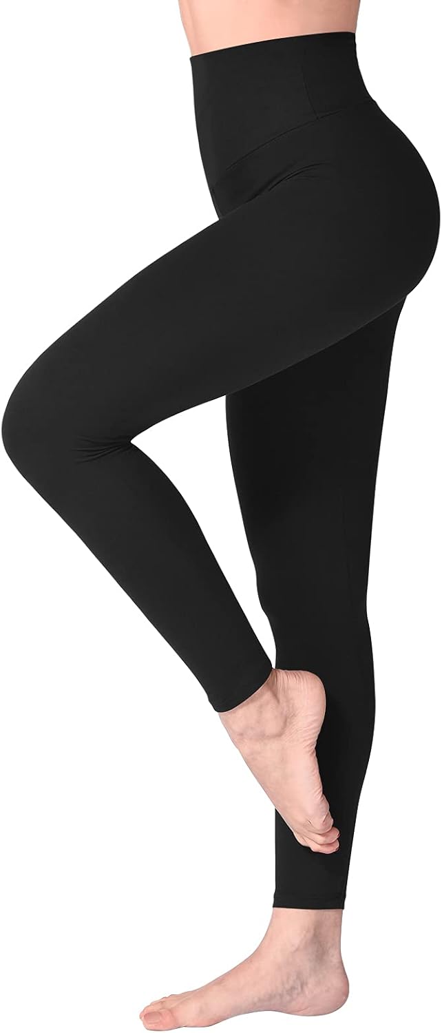 SINOPHANT Leggins Vita Alta Donna, Leggings Donna Fitness Pantaloni Yoga Controllo della Pancia Opaco Elastici Morbido per Sportivi o Casual