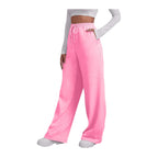 Pantaloni sportivi da donna in cotone lunghi Pantaloni della tuta con tasca Elastici Cordoncino Joggers per il tempo libero Corsa Jogging Fitness