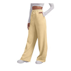 Pantaloni sportivi da donna in cotone lunghi Pantaloni della tuta con tasca Elastici Cordoncino Joggers per il tempo libero Corsa Jogging Fitness