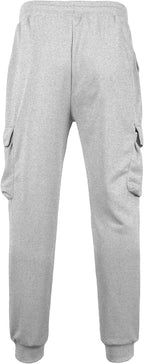 Pantaloni aderenti spessi Pantaloni Cargo da lavoro da uomo Pantaloni invernali con tasche Pantaloni da jogging con coulisse Casual e semplice tinta unita