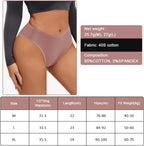 flintronic 6 Pezzi Slip Donna Cotone, Morbide e Comode Mutandine Elasticizzate in Traspirante Multipack