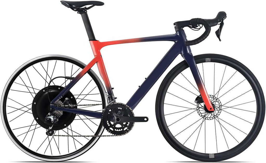 Kit di conversione per bicicletta elettrica, 26 pollici, 48 V, 1500 W, kit di conversione del motore, 55 km/h, display LCD, set di retrofit per bicicletta con 5 velocità regolabili