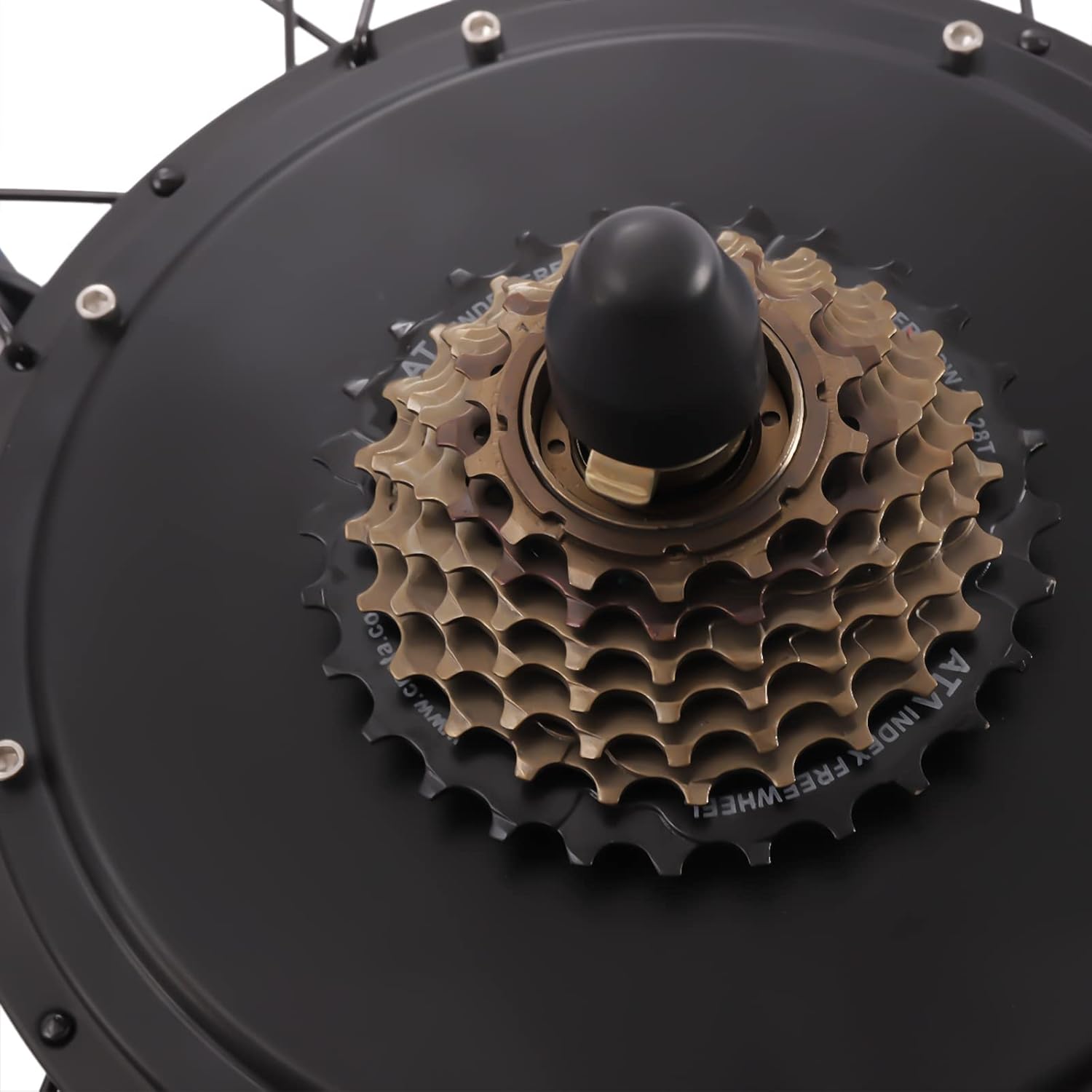 Kit motore per bicicletta elettrica da 29" a 9 velocità, kit di conversione per bici elettrica con ruota posteriore da 72 V e 2000 W, kit di conversione per bicicletta elettrica per adulti, telaio in