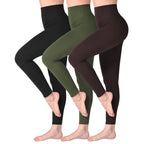 SINOPHANT Leggins Vita Alta Donna, Leggings Donna Fitness Pantaloni Yoga Controllo della Pancia Opaco Elastici Morbido per Sportivi o Casual