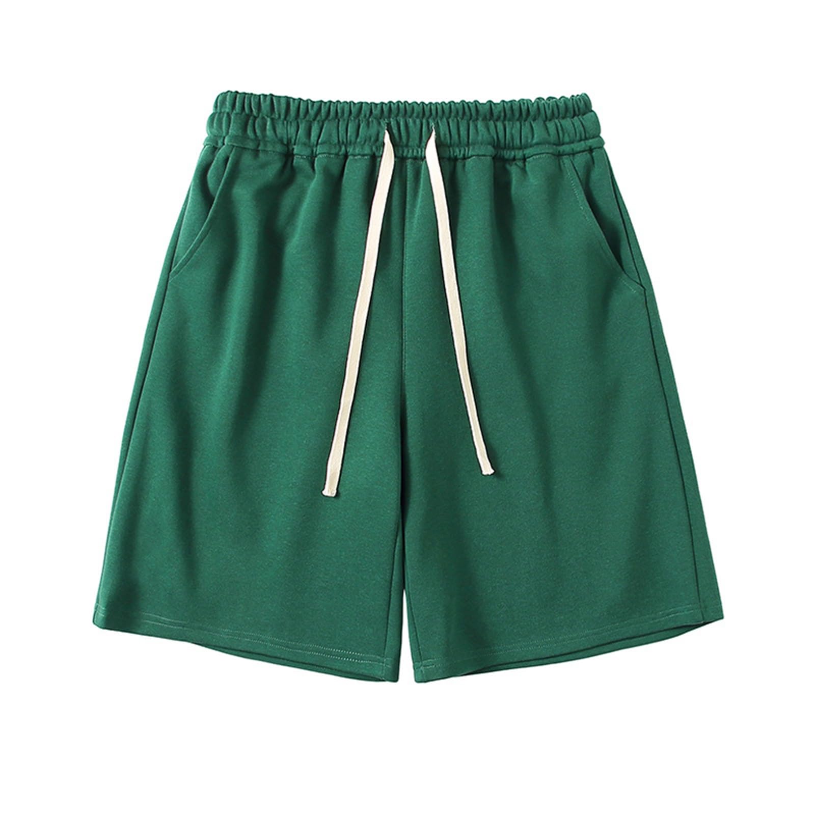 Pantaloni da uomo estivi casual semplici elastici in vita pantaloni sportivi pantaloni da fitness da uomo pantaloncini da basket lunghi