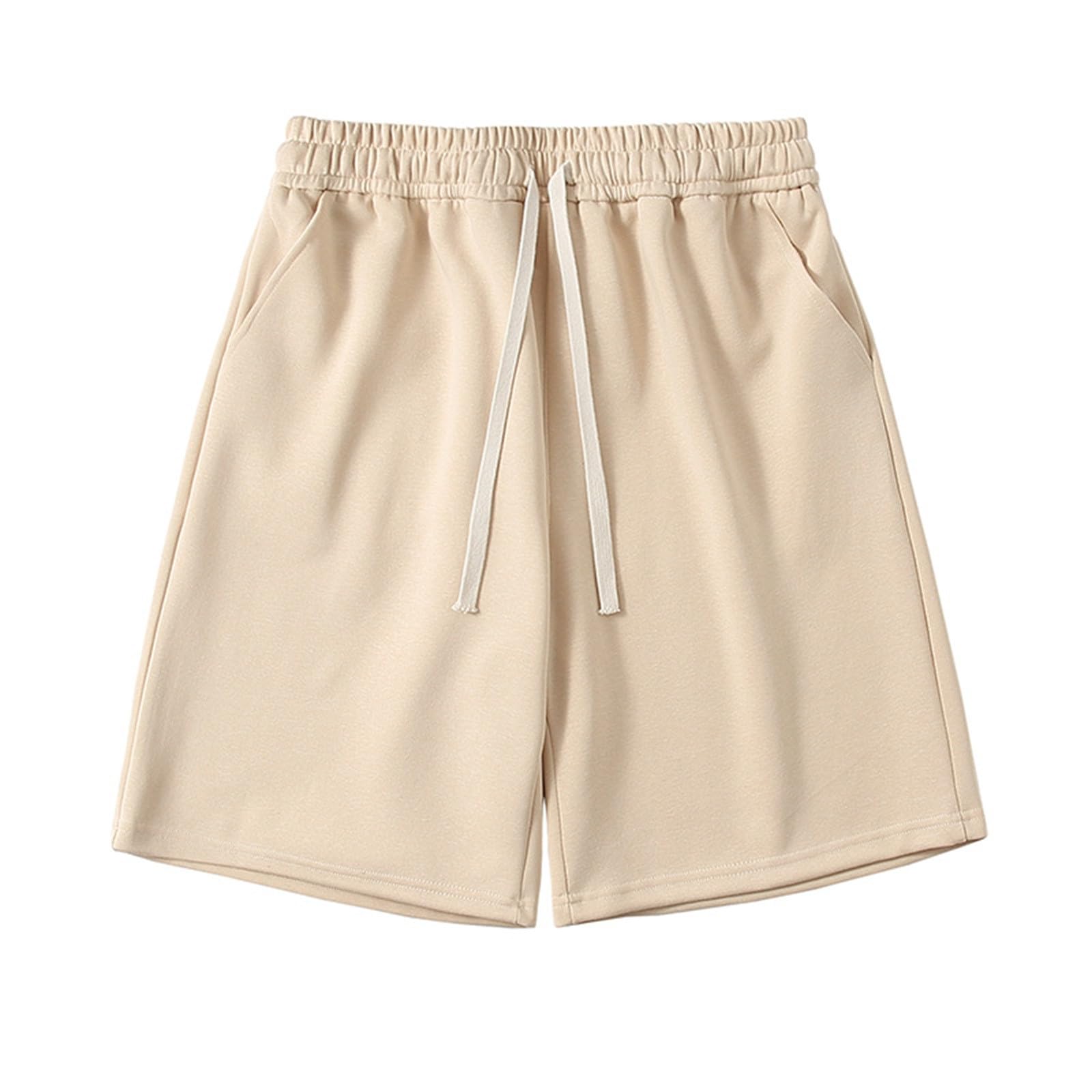 Pantaloni da uomo estivi casual semplici elastici in vita pantaloni sportivi pantaloni da fitness da uomo pantaloncini da basket lunghi