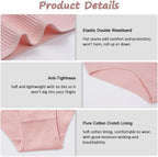 flintronic 6 Pezzi Slip Donna Cotone, Morbide e Comode Mutandine Elasticizzate in Traspirante Multipack