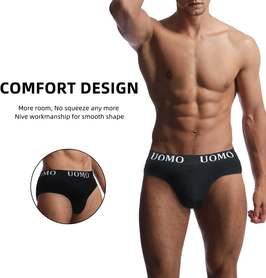 Poligono Slip Uomo, Mutande Maschili, Intimo Cotone Tessuto Morbido, Underwear Vita Bassa, Pacco da 6, Colori Assortiti, Bianco, Nero, Grigio, Blu