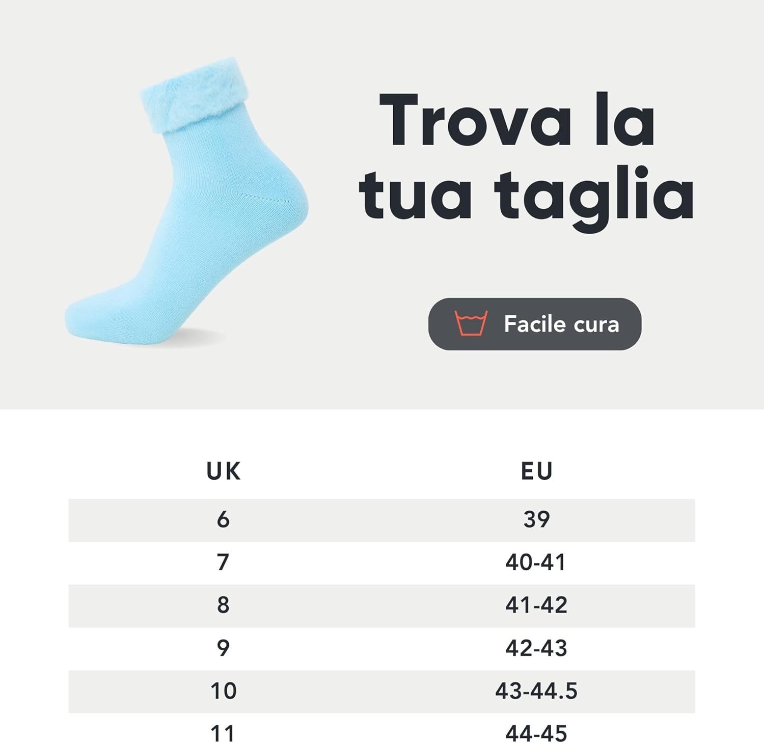 FM London confezione da 6, calzini termici super morbidi da donna in colori pastello (taglie: UK 4-8)