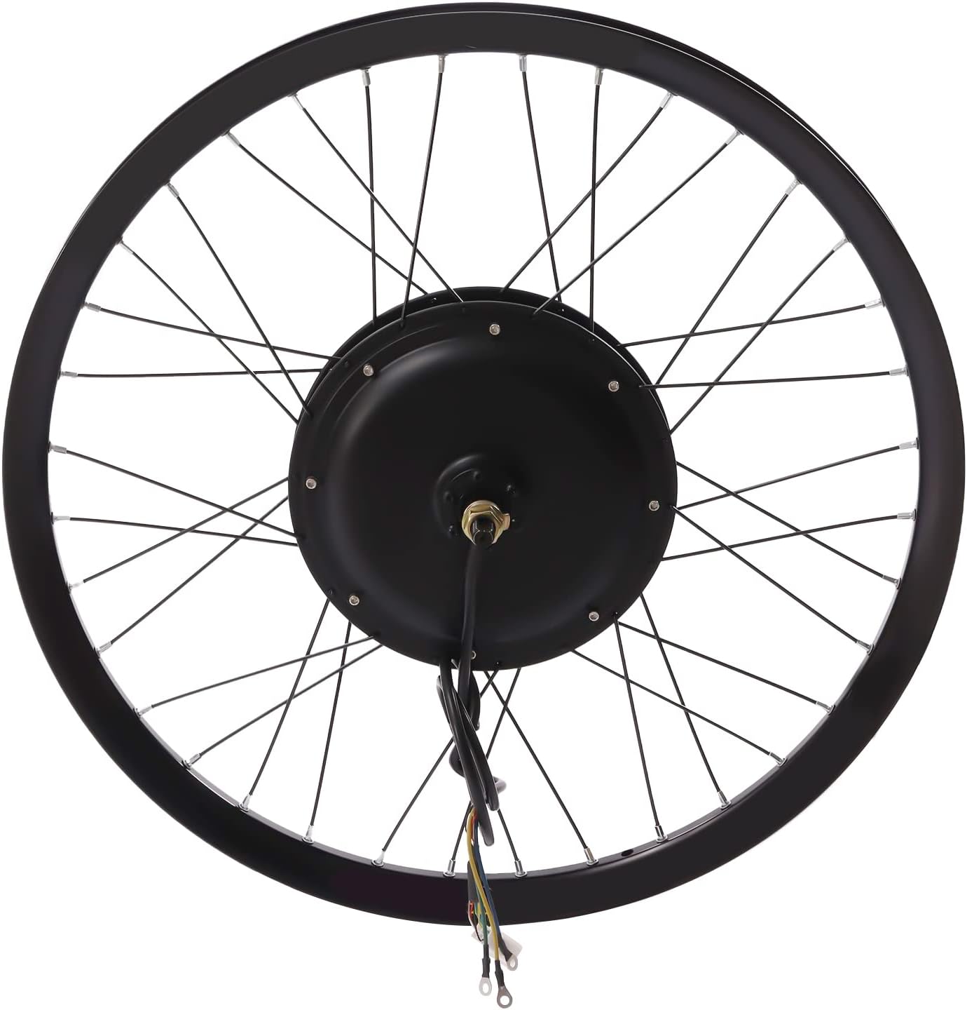 Kit motore ruota posteriore 72V 2000W Kit di conversione per bicicletta elettrica da 26" con display LCD/controller/volano a 9 velocità, kit di conversione motore mozzo ruota posteriore per bici elett