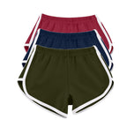 3PC Shorts per le Donne Casual Estate Sport Yoga Pantaloncini Allenamento Atletico Corsa Palestra Pantaloncini Donna Tacchi Corti