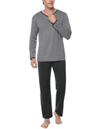 Sykooria Pigiama Uomo Invernali Pigiama Uomo Cotone Lungo Set Pigiama Caldo Pigiami da Uomo S-4XL