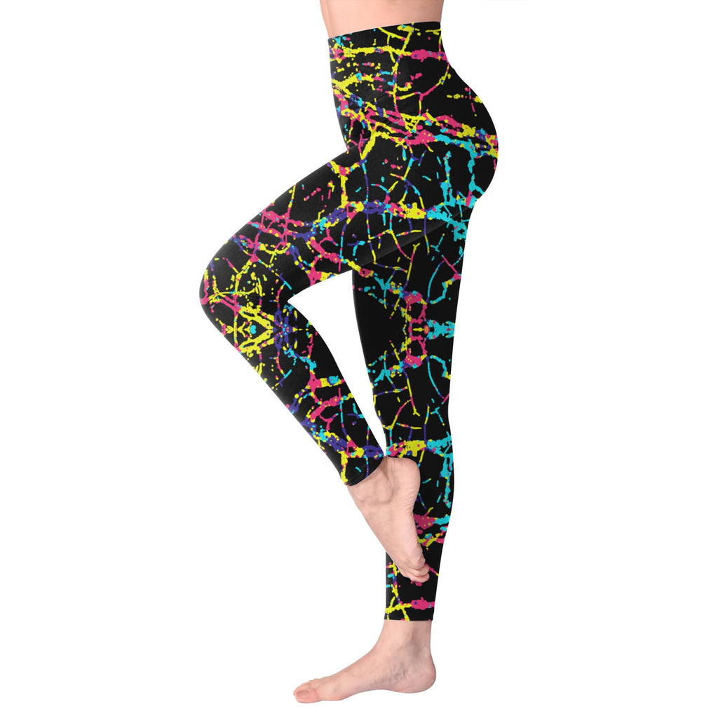 SINOPHANT Leggins Vita Alta Donna, Leggings Donna Fitness Pantaloni Yoga Controllo della Pancia Opaco Elastici Morbido per Sportivi o Casual