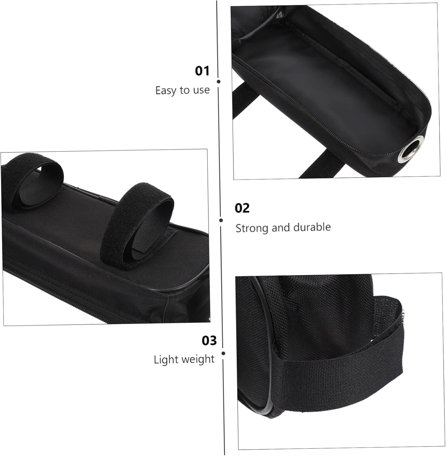 UPKOCH Borsa Per Batteria Da Bicicletta Elettrica e Contenitore Per Controller, Resistente Poliestere 27x9,5x7 Cm, Protezione Solare e Antimacchia Per E-bike e Scooter, Capiente e Per Uso Outdoor