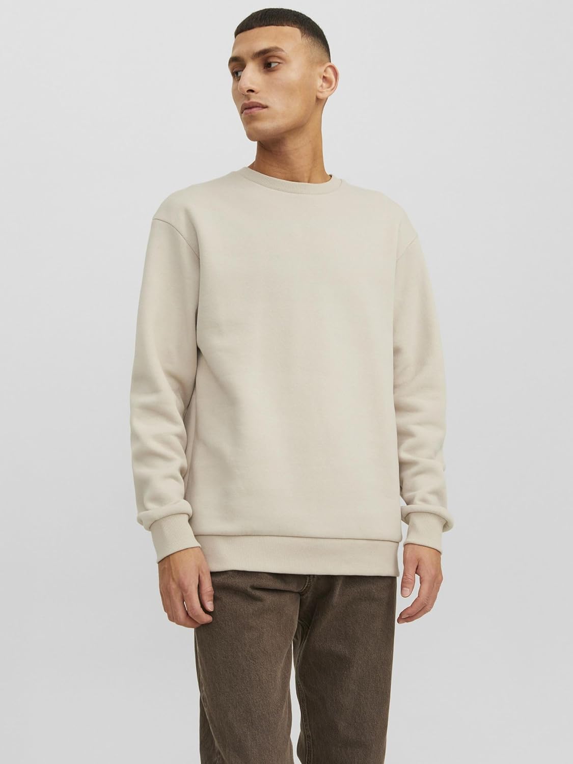 Jack & Jones Jjebradley Sweat Crew Noos Jjebradley Sweat Crew Noos Uomo (Pacco da 1)