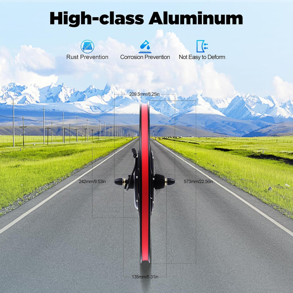 Kit di conversione per bicicletta elettrica, 26 pollici, 48 V, 1500 W, kit di conversione del motore, 55 km/h, display LCD, set di retrofit per bicicletta con 5 velocità regolabili