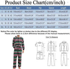 Tutina natalizia da uomo, in flanella, in pile, per la casa, alla moda, a maniche lunghe, pigiama intero invernale, imbottito, termico, per la casa, biancheria da notte