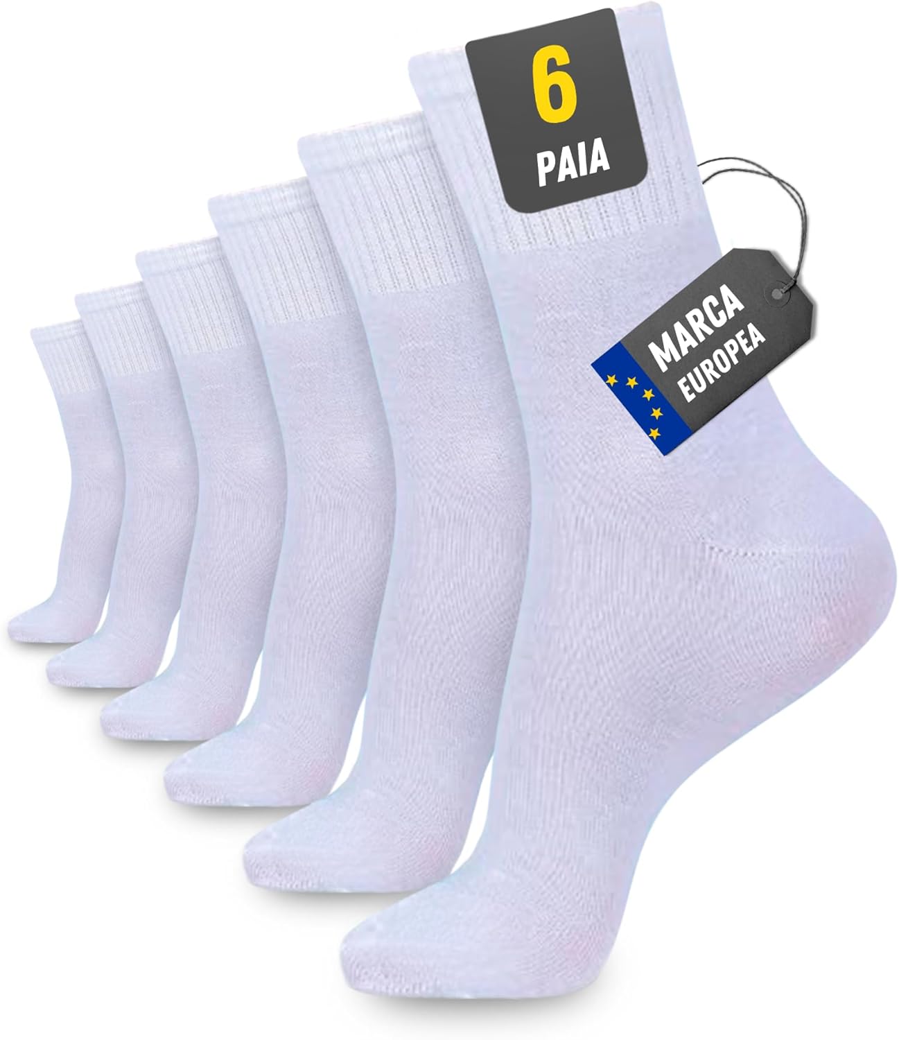 6 Paia Calzini sportivi uomo | Calzini sportivi donna | Calzini running uomo | Calzini running donna