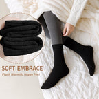 Hocerlu Calze Termiche Donna, 5 Paia Calzini Calde Invernali Donna, Calzettoni Termici Spugna Morbidi Comodi, Per Passeggiate Escursioni Lavoro Regali, Taglia 35-42