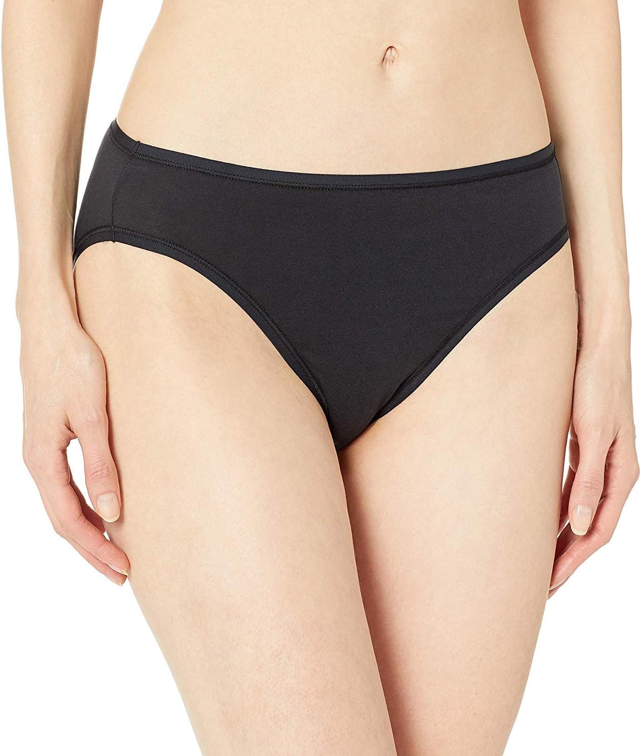 Amazon Essentials Slip Intimo A Gamba Alta in Cotone (Disponibile in Taglia Forte), Traspirante Donna, Confezioni Multiple