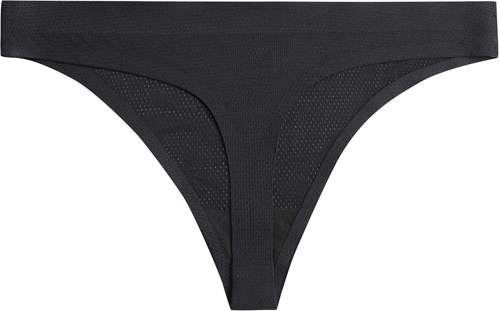 VOENXE Perizoma Mutande Donna Senza Cuciture,Slip Tanga Brasiliana Microfibra,Mutanda Taglio Laser,Seamless Women Thong,Invisibili Intimo Underwear Panties,Perizomi Vita Media Multipack,Pacco da 5