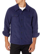 Amazon Essentials Uomo Giacca Camicia Invernale in Pile Polare a Maniche Lunghe