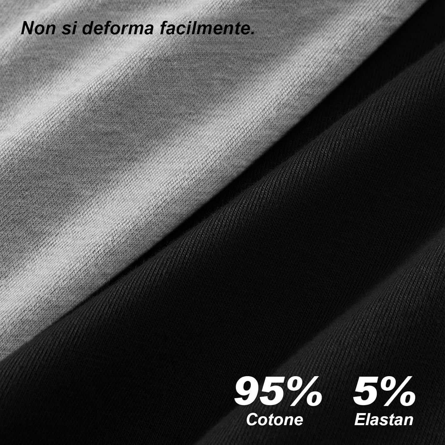 QINCAO Boxer Uomo, a Confezioni di 6 Pezzi, Mutande Uomo, Boxer Uomo Cotone Senza Logo.