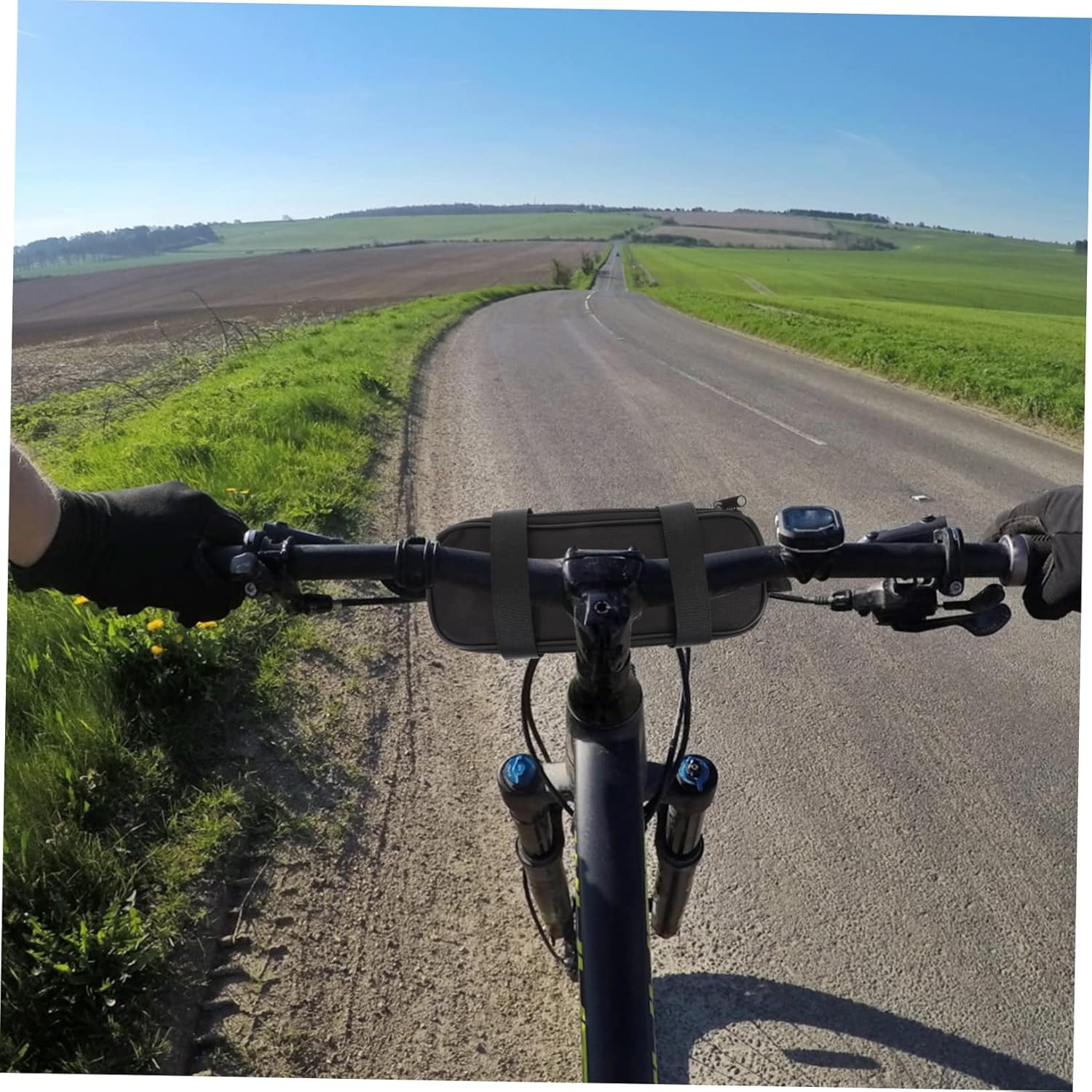 UPKOCH Borsa Per Batteria Da Bicicletta Elettrica e Contenitore Per Controller, Resistente Poliestere 27x9,5x7 Cm, Protezione Solare e Antimacchia Per E-bike e Scooter, Capiente e Per Uso Outdoor