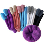 Hocerlu Calze Termiche Donna, 5 Paia Calzini Calde Invernali Donna, Calzettoni Termici Spugna Morbidi Comodi, Per Passeggiate Escursioni Lavoro Regali, Taglia 35-42