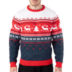 NOROZE novità Maglione Natalizio Lavorato a Maglia da Uomo | Brutti Maglioni Natalizi | Maglione Invernale da Uomo con Girocollo a Maniche Lunghe