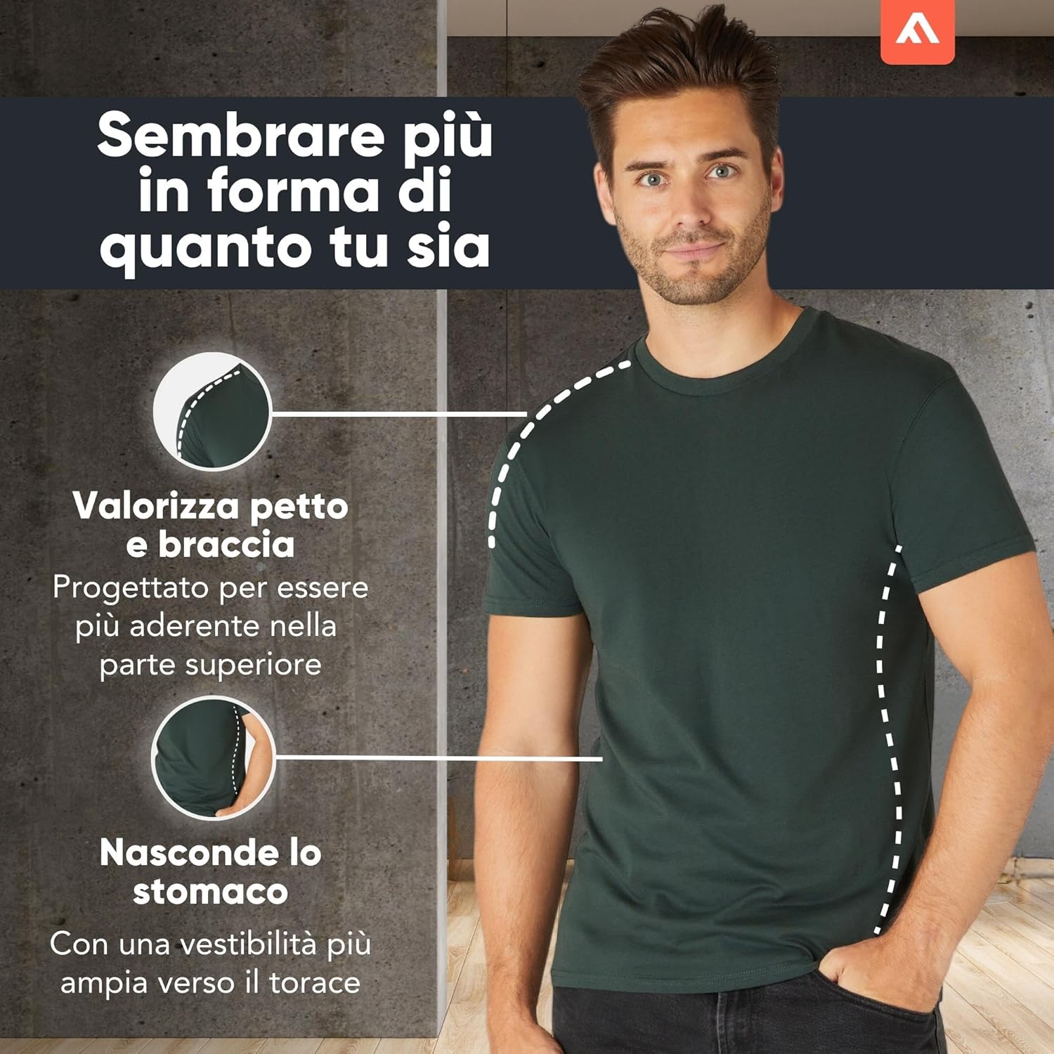 FM London Confezione da 3/5 Maglietta da Uomo - T-Shirt Premium con Design Leggermente Aderente - Maglietta Super Morbida Realizzata in Cotone 100%