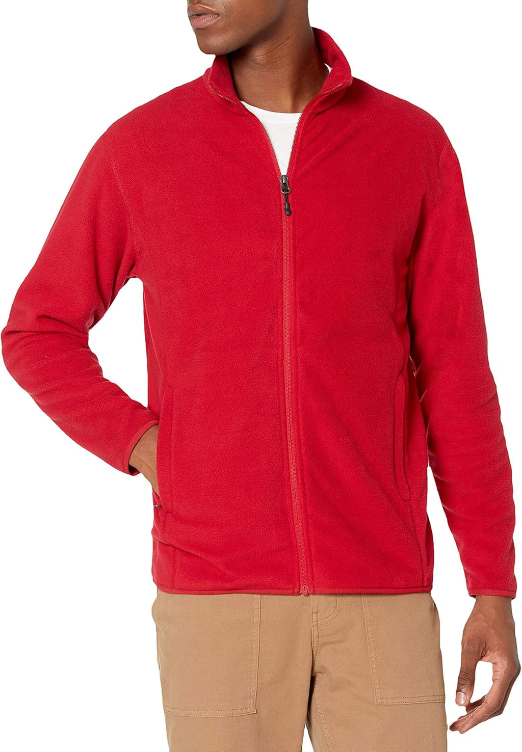 Amazon Essentials Giacca in Pile con Cerniera Intera (Disponibile in Taglie Big And Tall) Uomo