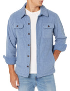 Amazon Essentials Uomo Giacca Camicia Invernale in Pile Polare a Maniche Lunghe