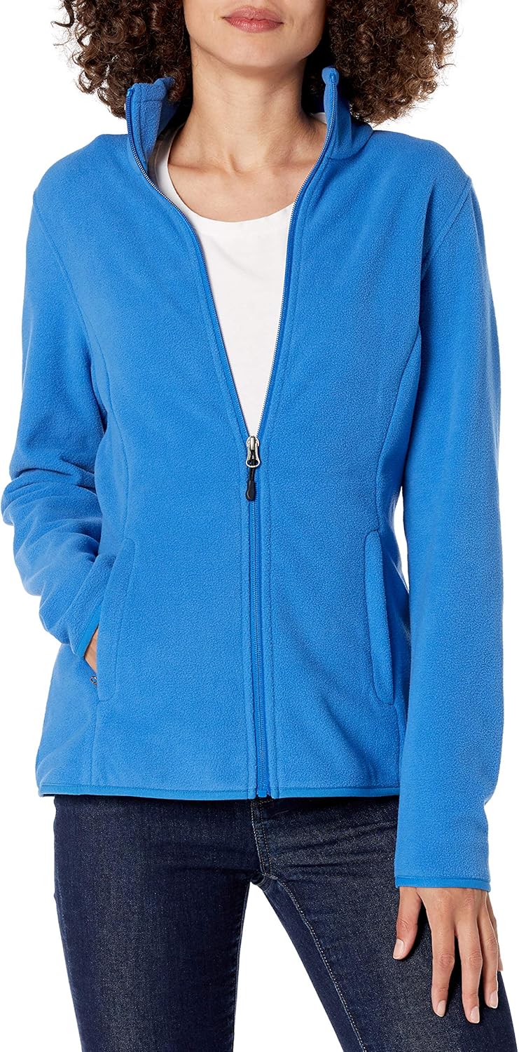 Amazon Essentials Donna Giacca in Pile Morbido con Cerniera Intera dal Taglio Classico (Disponibile in Taglie Forti)