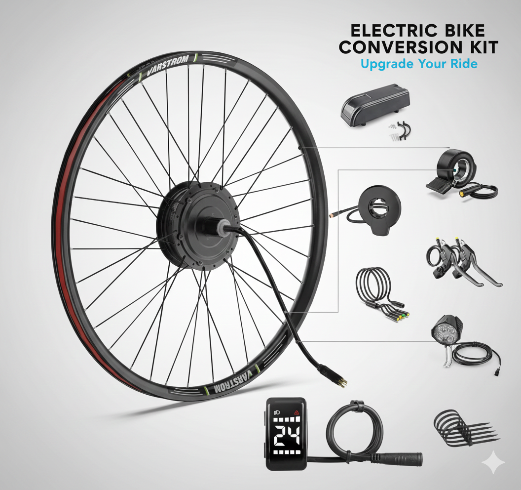 BAFANG Ruota Posteriore 500W 48V Kit Motore Bici Elettrica